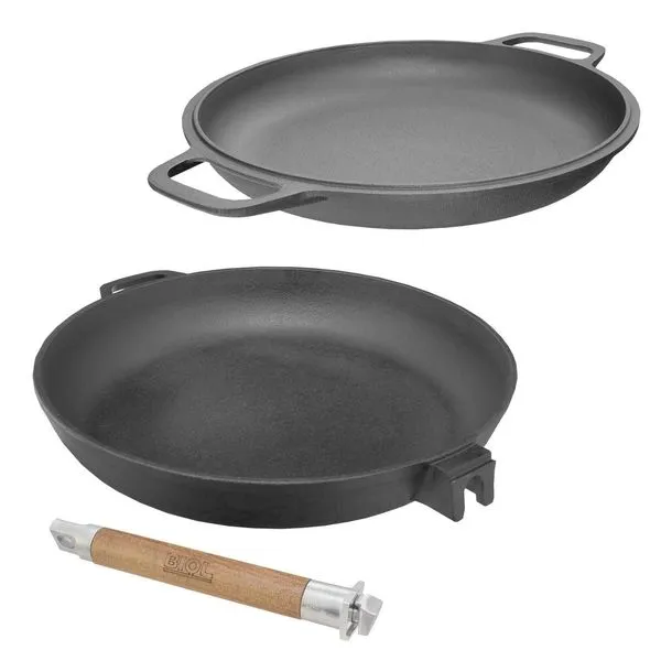 Biol Gusseisenpfanne 22 Cm Gußeisenpfanne Mit Abnehmbarem Holzgriff Pfanne Aus Gusseise... 7 Biol Gusseisenpfanne 22 Cm Gußeisenpfanne Mit Abnehmbarem Holzgriff Pfanne Aus Gusseise... – Bild 7