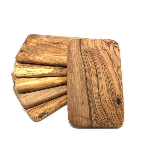 6er Set Frühstücksbrett 22 Cm Aus Olivenholz 2 6er Set Frühstücksbrett 22 Cm Aus Olivenholz – Bild 2