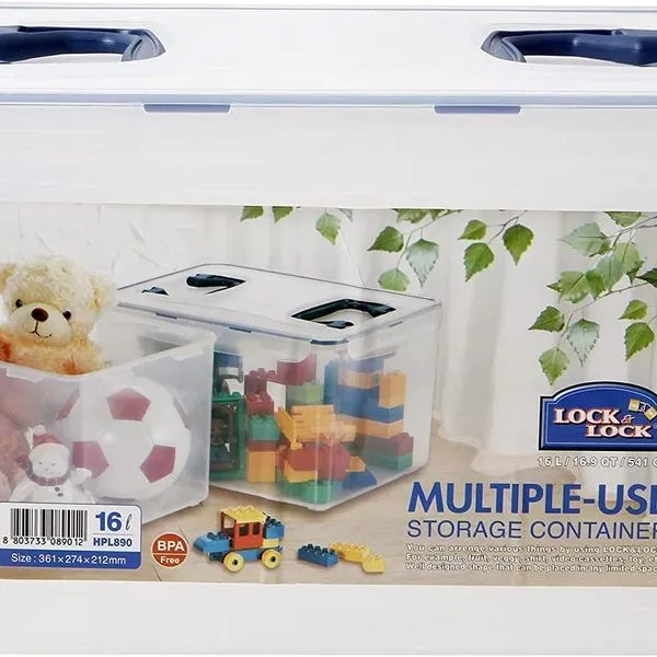 LocknLock Classic Mit Griffen 16,00L 361 X 274 X 212 Mm HPL890 2 LocknLock Classic Mit Griffen 16,00L 361 X 274 X 212 Mm HPL890 – Bild 2