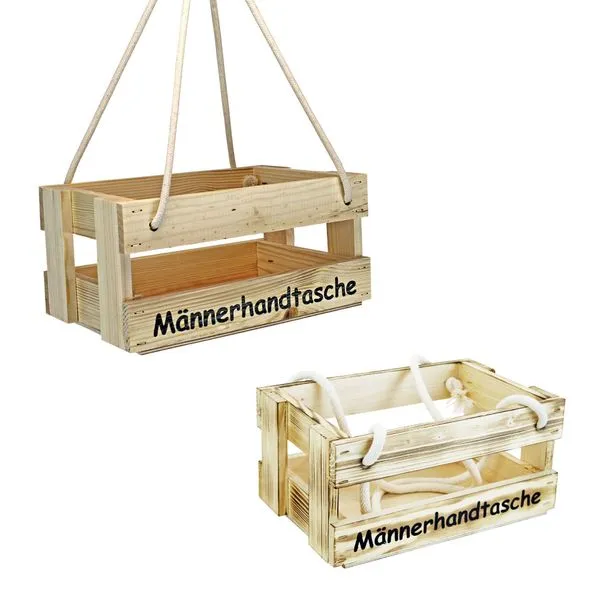 United Team International GmbH Männerhandtasche Aus Holz - Bierträger Flaschenträger Getränketräger Geschenk 2 United Team International GmbH Männerhandtasche Aus Holz - Bierträger Flaschenträger Getränketräger Geschenk – Bild 2