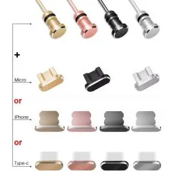 Kopfhörer-Staubstecker, Micro-USB-Typ-C-Ladeanschlussstecker 20 Kopfhörer-Staubstecker, Micro-USB-Typ-C-Ladeanschlussstecker -Haushalt & Küche Geschäft 542625352