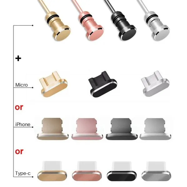 Kopfhörer-Staubstecker, Micro-USB-Typ-C-Ladeanschlussstecker 6 Kopfhörer-Staubstecker, Micro-USB-Typ-C-Ladeanschlussstecker – Bild 6