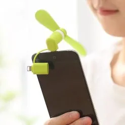 Tragbarer Mobiler Mini-Lüfter, Smartphone-Sommerwerkzeug Mit Sanfter Kühlung