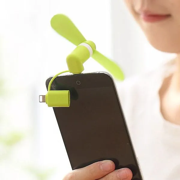 Tragbarer Mobiler Mini-Lüfter, Smartphone-Sommerwerkzeug Mit Sanfter Kühlung 1 Tragbarer Mobiler Mini-Lüfter, Smartphone-Sommerwerkzeug Mit Sanfter Kühlung