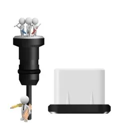 Typ-C-Telefonladeanschluss 3,5 Mm, Staubschutzstecker 14 Typ-C-Telefonladeanschluss 3,5 Mm, Staubschutzstecker -Haushalt & Küche Geschäft 545719924