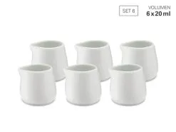 Karl Weis Milchgießer 20 Ml - Set 6 Aus Porzellan
