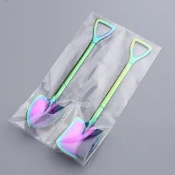 Kaffee / Eis Dessertlöffel, Retro Süßes Rundkopf-Gadget -Haushalt & Küche Geschäft 548340246