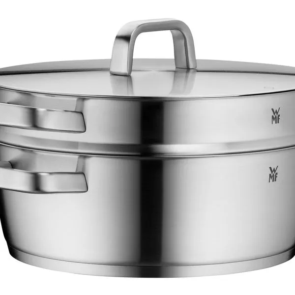 WMF Iconic Bräter Mit Dampfgareinsatz, 3201111787 2 WMF Iconic Bräter Mit Dampfgareinsatz, 3201111787 – Bild 2