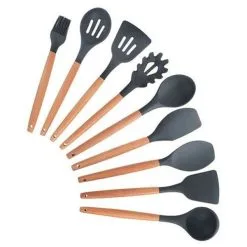 Silikon Kochutensilien Set - Spachtel Schaufel, Holzgriff Kochutensilien 62 Silikon Kochutensilien Set - Spachtel Schaufel, Holzgriff Kochutensilien -Haushalt & Küche Geschäft 550336915