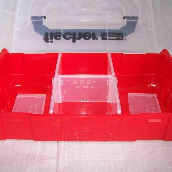 L-boxx Mini Fischer FIXtainer Leer, #533069 Var. Fächer, Können Verbunden Werden 2 L-boxx Mini Fischer FIXtainer Leer, #533069 Var. Fächer, Können Verbunden Werden – Bild 2