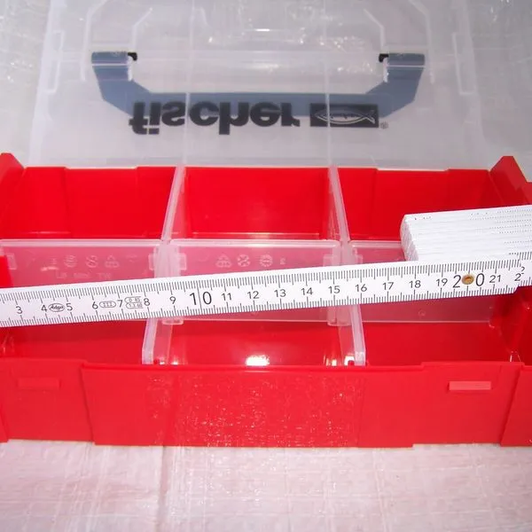 L-boxx Mini Fischer FIXtainer Leer, #533069 Var. Fächer, Können Verbunden Werden 6 L-boxx Mini Fischer FIXtainer Leer, #533069 Var. Fächer, Können Verbunden Werden – Bild 6
