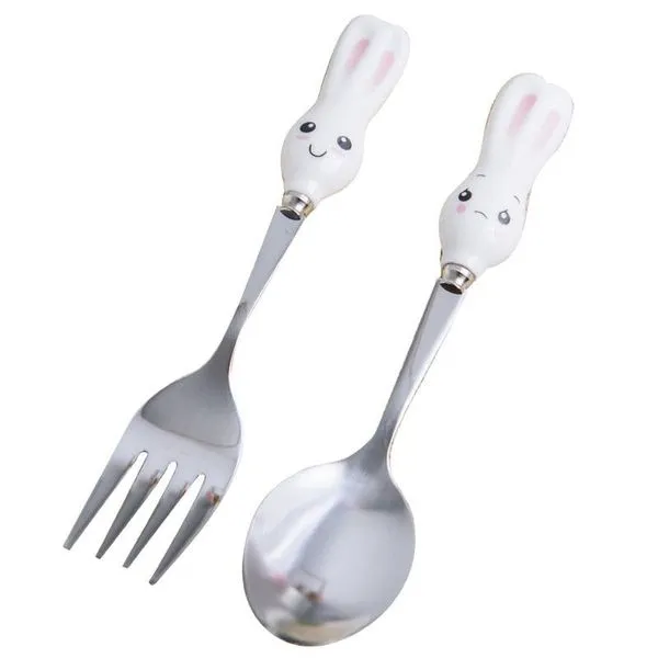 Süßer Löffel & Gabel - Futter Füttern, Essgeschirr Geschirrset 7 Süßer Löffel & Gabel - Futter Füttern, Essgeschirr Geschirrset – Bild 7