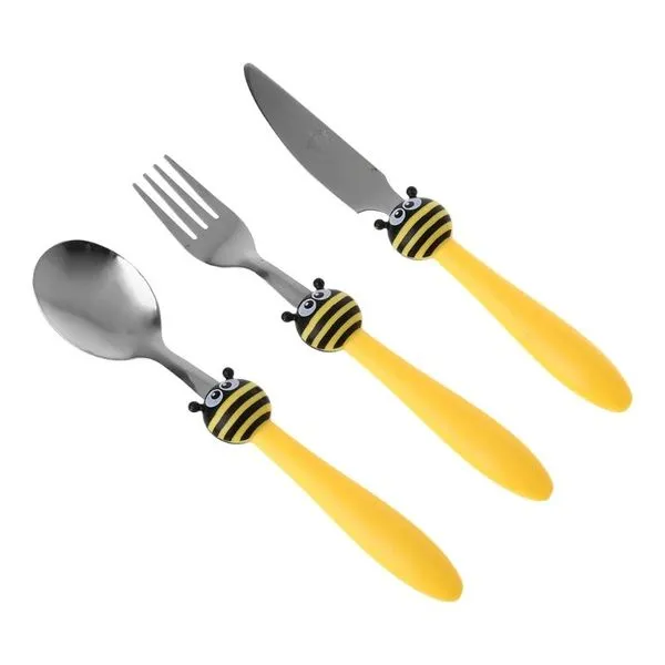 Kindergeschirr, Edelstahl, Futterlöffel & Gabel & Messer 9 Kindergeschirr, Edelstahl, Futterlöffel & Gabel & Messer – Bild 9