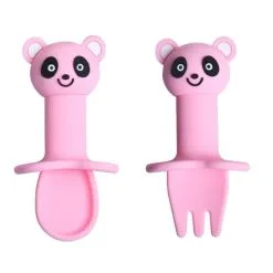 Cartoon Tier Silikon Löffel Gabel Set 21 Cartoon Tier Silikon Löffel Gabel Set -Haushalt & Küche Geschäft 552171045