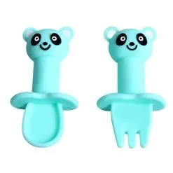 Cartoon Tier Silikon Löffel Gabel Set 23 Cartoon Tier Silikon Löffel Gabel Set -Haushalt & Küche Geschäft 552171049