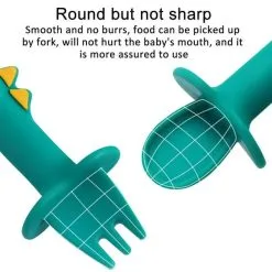 Baby Lernlöffel Gabel Set Kurzer Griff Leicht Weiche Silikon Utensilien Spielzeug 15 Baby Lernlöffel Gabel Set Kurzer Griff Leicht Weiche Silikon Utensilien Spielzeug -Haushalt & Küche Geschäft 552188041