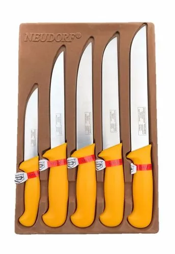 Top Fleischermesser Metzger-Messer Set 5 Tlg. Neudorf Manufaktur Schlachtermesser 1 Top Fleischermesser Metzger-Messer Set 5 Tlg. Neudorf Manufaktur Schlachtermesser