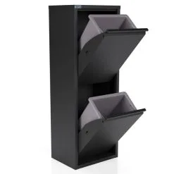 Bristol Mülleimer Mülltrenner Abfalleimer Aus Metall 2-türig 2x15L Schwarz 7 Bristol Mülleimer Mülltrenner Abfalleimer Aus Metall 2-türig 2x15L Schwarz -Haushalt & Küche Geschäft 552590977