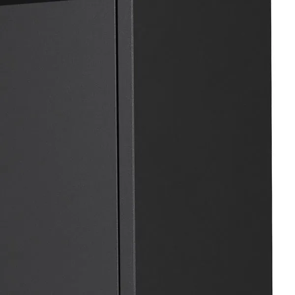 Bristol Mülleimer Mülltrenner Abfalleimer Aus Metall 2-türig 2x15L Schwarz 4 Bristol Mülleimer Mülltrenner Abfalleimer Aus Metall 2-türig 2x15L Schwarz – Bild 4