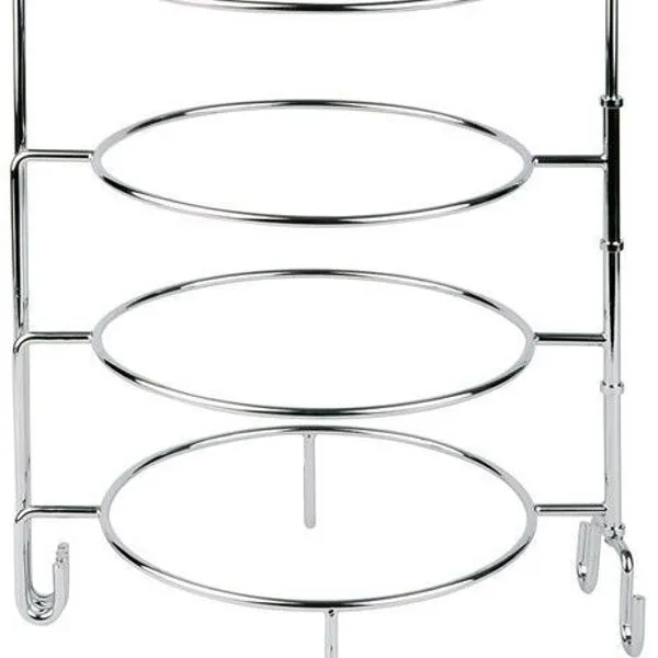 APS Serviergestell Groß, Ausklappbar, 4-stufige Etagere, Buffetgestell, Metall 3 APS Serviergestell Groß, Ausklappbar, 4-stufige Etagere, Buffetgestell, Metall – Bild 3