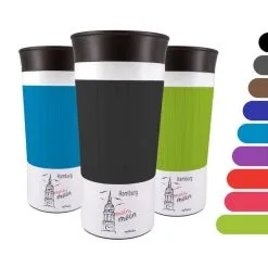 MyBeaker Fraeenk "Moin Moin" - Hamburg - Thermobecher - Isolierbecher - 350 Ml