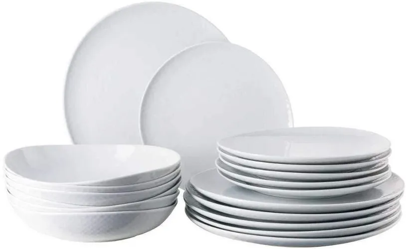 Rosenthal Junto Weiss Set 18-tlg./ Teller 10540-800001-28647 1 Rosenthal Junto Weiss Set 18-tlg./ Teller 10540-800001-28647