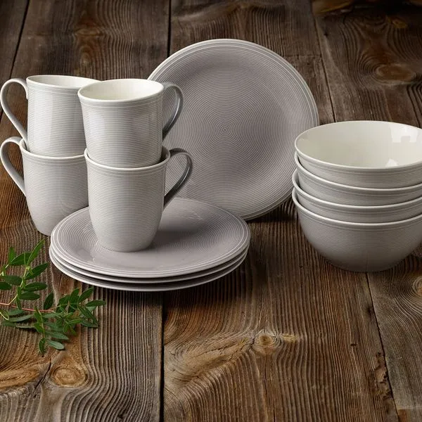 Like | Villeroy & Boch Group Color Loop Stone Fruehstuecks Set 12tlg. Grau 1952829028 2 Like | Villeroy & Boch Group Color Loop Stone Fruehstuecks Set 12tlg. Grau 1952829028 – Bild 2