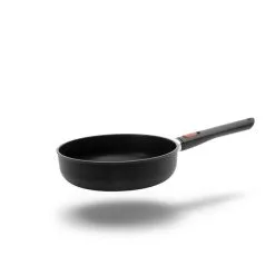 WOLL Hochrandpfanne ECO Lite 24 Cm Durchmesser Antihaft Schwarz Rund Bratpfanne