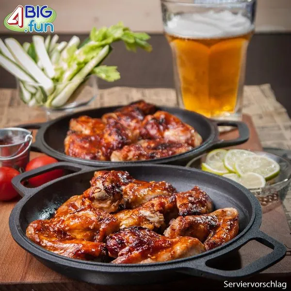 Biol Gusseisenpfanne 22 Cm Gußeisenpfanne Mit Abnehmbarem Holzgriff Pfanne Aus Gusseise... 4 Biol Gusseisenpfanne 22 Cm Gußeisenpfanne Mit Abnehmbarem Holzgriff Pfanne Aus Gusseise... – Bild 4