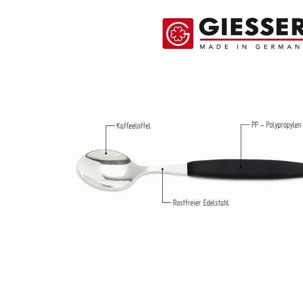 24er Besteckset Giesser Messer Gabel Esslöffel Löffel Tomatenmesser 11cm Schwarz 8 24er Besteckset Giesser Messer Gabel Esslöffel Löffel Tomatenmesser 11cm Schwarz – Bild 8