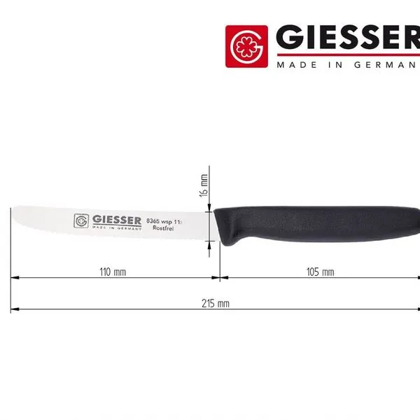 5er Set Giesser Tomatenmesser Brötchenmesser Tafelmesser 11cm Mit Welle 15Farben 6 5er Set Giesser Tomatenmesser Brötchenmesser Tafelmesser 11cm Mit Welle 15Farben – Bild 6