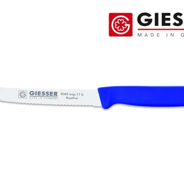 5er Set Giesser Tomatenmesser Brötchenmesser Tafelmesser 11cm Mit Welle 15Farben 11 5er Set Giesser Tomatenmesser Brötchenmesser Tafelmesser 11cm Mit Welle 15Farben – Bild 11