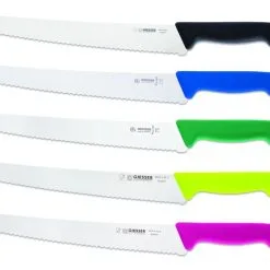 Giesser Messer Brotmesser Universalmesser Konditormesser 25cm Welle 6mm Variante
