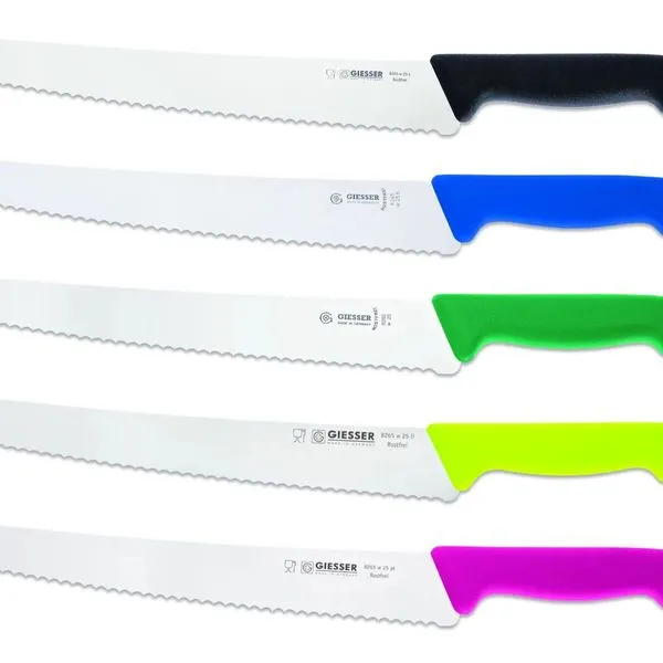 Giesser Messer Brotmesser Universalmesser Konditormesser 25cm Welle 6mm Variante 1 Giesser Messer Brotmesser Universalmesser Konditormesser 25cm Welle 6mm Variante