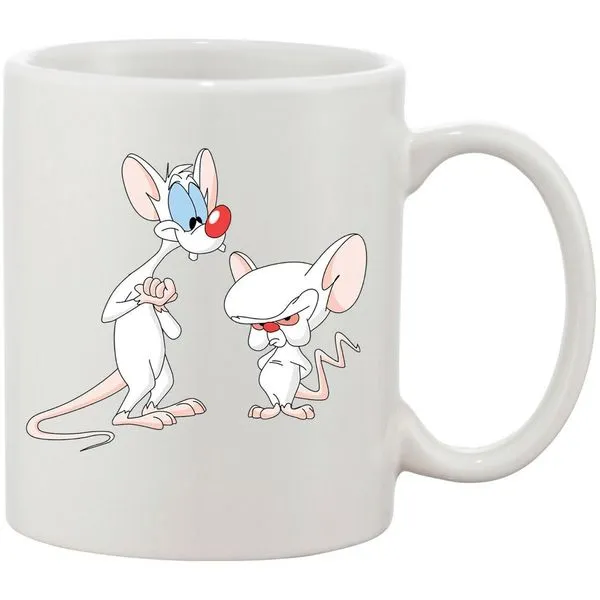 Blondie & Brownie Büro Kaffee Tasse Tee Becher Pinky And Brain Weltherrschaft 4 Blondie & Brownie Büro Kaffee Tasse Tee Becher Pinky And Brain Weltherrschaft – Bild 4