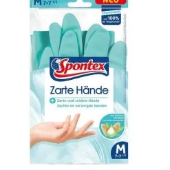 Spontex Zarte Hände Haushaltshandschuh Putzhandschuh Mit Mandelöl Gr. M - L