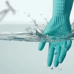 Spontex Zarte Hände Haushaltshandschuh Putzhandschuh Mit Mandelöl Gr. M - L -Haushalt & Küche Geschäft 563441018