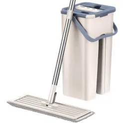 Wischmopp Und Putzeimer Set Für Nass Mit Flacher Bodenwischer Bodenmopp Retoo