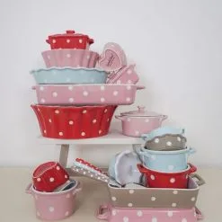 Isabelle Rose Auflaufform Rosa Gepunktet Backform Kuchenform 29,5×17×5cm IR5453 8 Isabelle Rose Auflaufform Rosa Gepunktet Backform Kuchenform 29,5×17×5cm IR5453 -Haushalt & Küche Geschäft 565550906