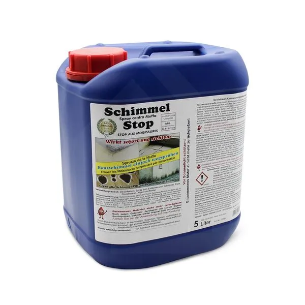 Schimmel Stop -Das Original- Biozid Reiniger 5L - Gegen Hausschwamm Moos Pilz 1 Schimmel Stop -Das Original- Biozid Reiniger 5L - Gegen Hausschwamm Moos Pilz