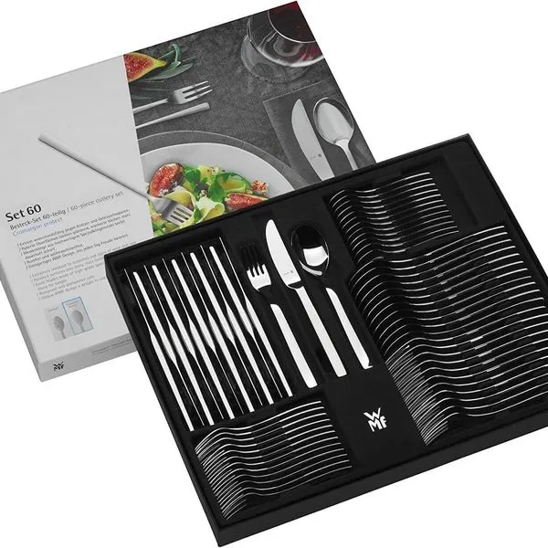 WMF Habitum Besteckset Für 12 Personen - Edelstahl, 60 Stück (11.8600.6040) 10 WMF Habitum Besteckset Für 12 Personen - Edelstahl, 60 Stück (11.8600.6040) – Bild 10