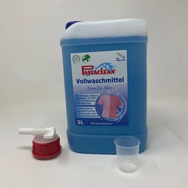 Pastaclean Microfaser Vollwaschmittel 3l Konzentrat 1 Pastaclean Microfaser Vollwaschmittel 3l Konzentrat