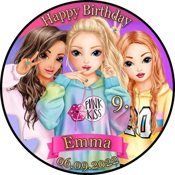 Tortenaufleger Fototorte Kindergeburtstag TOPModel Top Model TM01 (Zuckerpapier) 1 Tortenaufleger Fototorte Kindergeburtstag TOPModel Top Model TM01 (Zuckerpapier)