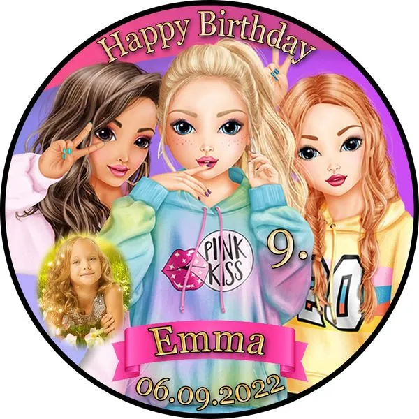 Tortenaufleger Fototorte Kindergeburtstag TOPModel Top Model TM01 (Zuckerpapier) 4 Tortenaufleger Fototorte Kindergeburtstag TOPModel Top Model TM01 (Zuckerpapier) – Bild 4