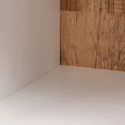 Steiner Shopping Moebel (GL) Vitrinenaufsatz Für Kommode Segnas, Farbe: Kiefer Weiß / Eiche Braun - 111 X 130 -Haushalt & Küche Geschäft 567819720