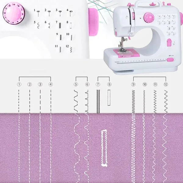 Tragbare Nähmaschine Elektrische Mini Reisenähmaschine Handnähmaschine Retoo 9 Tragbare Nähmaschine Elektrische Mini Reisenähmaschine Handnähmaschine Retoo – Bild 9