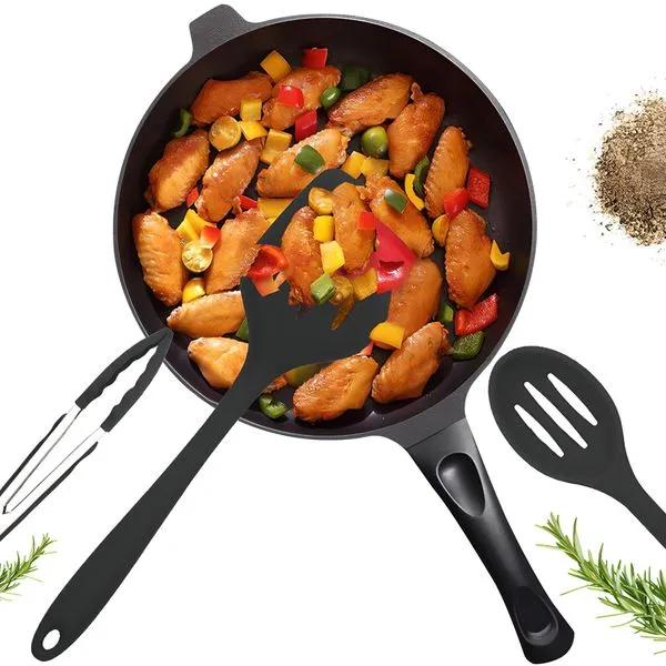 Silikon Küchenutensilien Set 10 Teilig Küchenbesteck Kochzubehör Kochset Retoo 7 Silikon Küchenutensilien Set 10 Teilig Küchenbesteck Kochzubehör Kochset Retoo – Bild 7