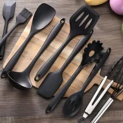 Silikon Küchenutensilien Set 10 Teilig Küchenbesteck Kochzubehör Kochset Retoo 20 Silikon Küchenutensilien Set 10 Teilig Küchenbesteck Kochzubehör Kochset Retoo -Haushalt & Küche Geschäft 569585300