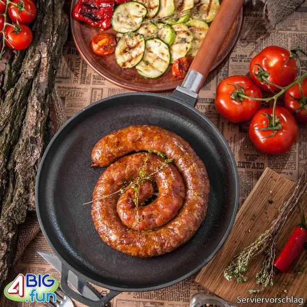 Biol Gusseisenpfanne 22 Cm Gußeisenpfanne Mit Abnehmbarem Holzgriff Pfanne Aus Gusseise... 2 Biol Gusseisenpfanne 22 Cm Gußeisenpfanne Mit Abnehmbarem Holzgriff Pfanne Aus Gusseise... – Bild 2