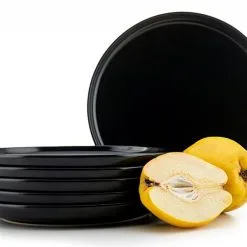 Geschirrset & Tafelservice & Dessertteller 6 Stück Weiß VICTO Konsimo -Haushalt & Küche Geschäft 571174500